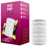 Strukturierter TPE-Masturbator mit wendbarem Sleeve – Mosh 6 cm