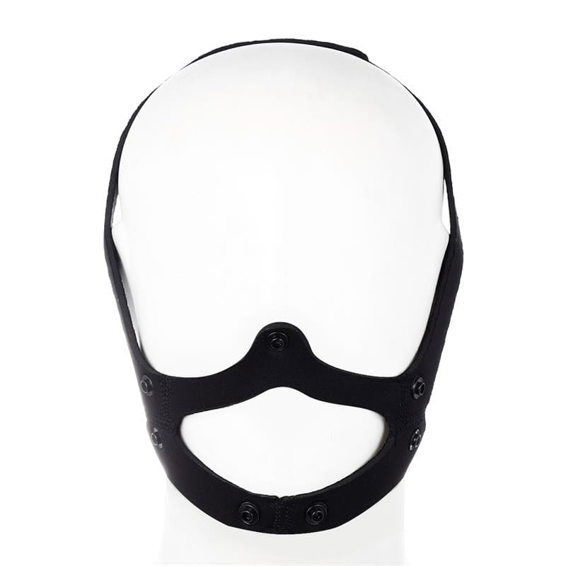 Rot Neopren Welpen Gesichtsmaske BDSM