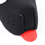Rot Neopren Welpen Gesichtsmaske BDSM