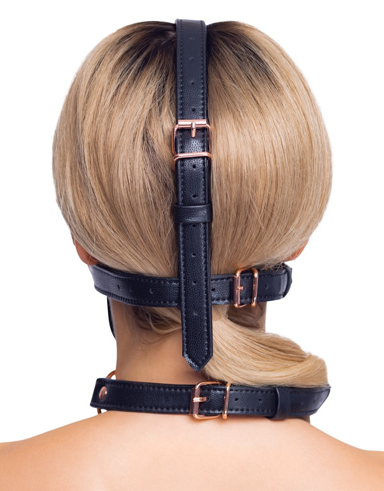 Kopf-Harness mit Knebel BDSM