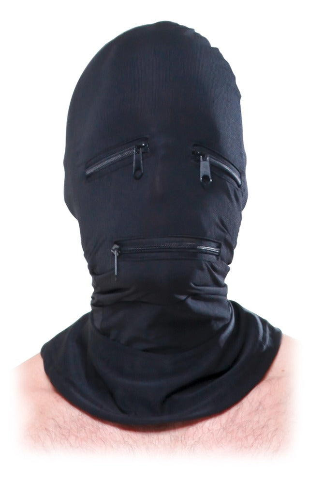 Zipper Face Hood