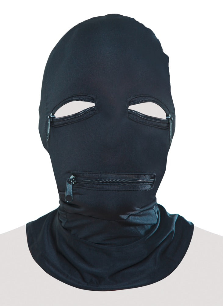 Zipper Face Hood