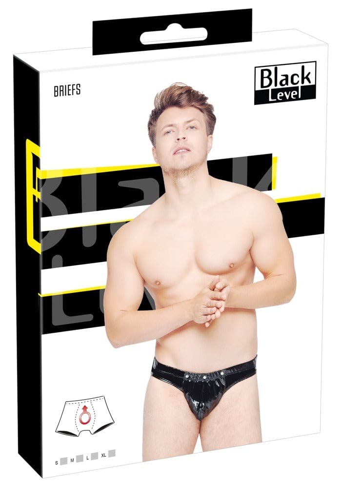 Slip aus Lack Dessous Herren