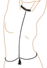 Hals-Bikinikette mit Perlen-Mr. Lover - Sensual Toys