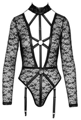 Langarm Body mit Strapse-Mr. Lover - Sensual Toys