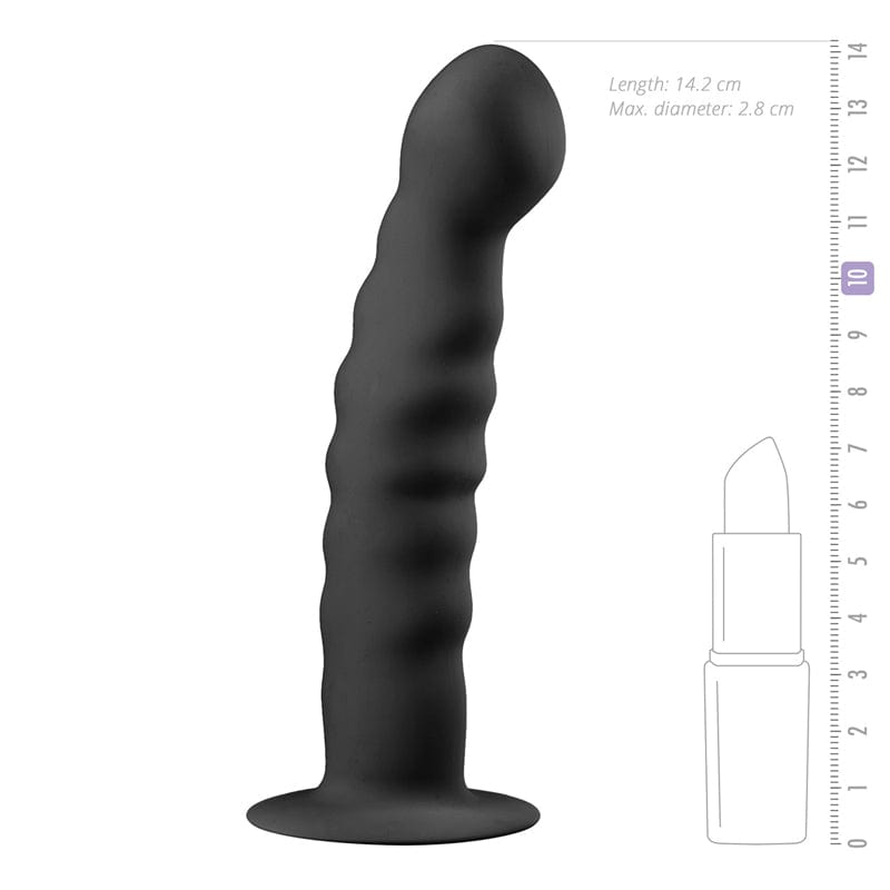 Saugnapf-Dildo aus Silikon Analdildo