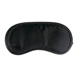 Schwarz Augenmaske aus Satin BDSM