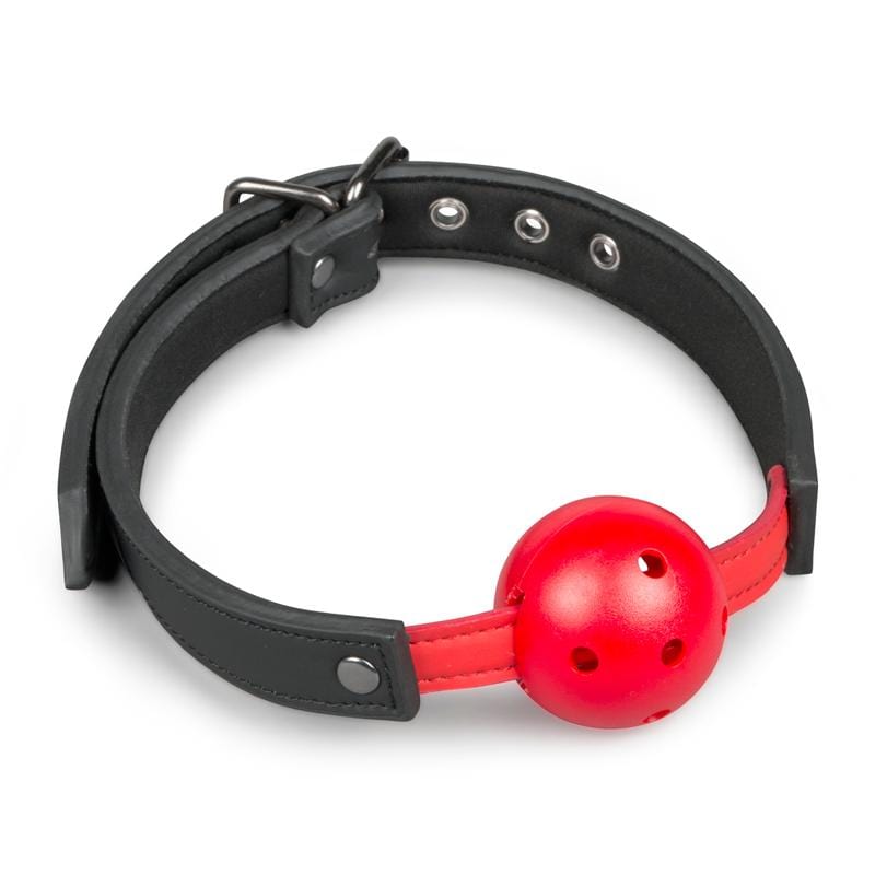 Rot Ballknebel mit PVC-Ball BDSM