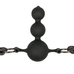 Ballknebel mit Silikonkugeln-Mr. Lover - Sensual Toys