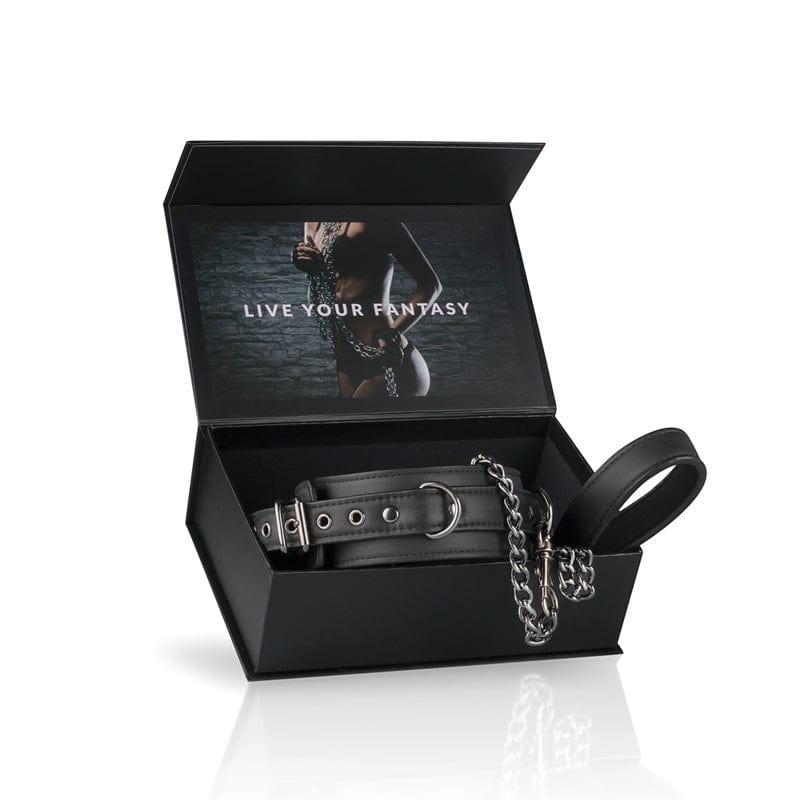 Fetisch-Halsband mit Leine-Mr. Lover - Sensual Toys