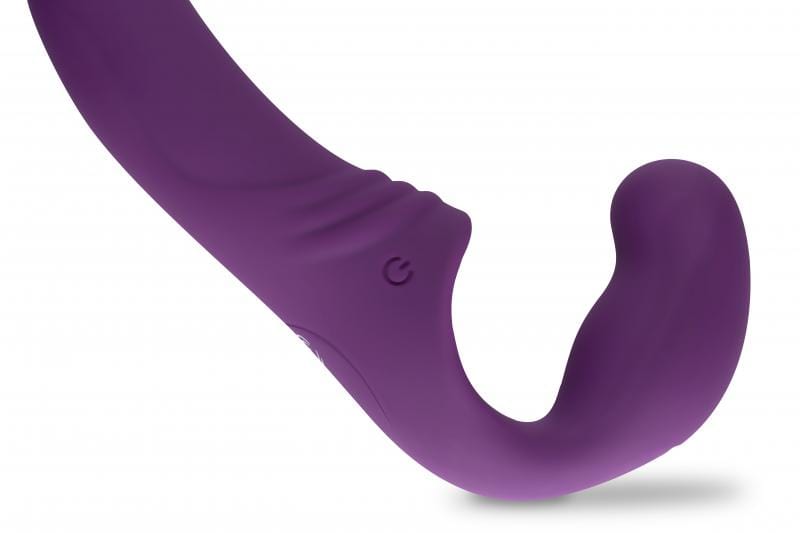 Violett Trägerloser Strap-On-Vibrator Toys Damen