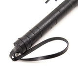 Schwarz Flogger 69 cm - Vegan BDSM