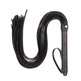 Schwarz Flogger 69 cm - Vegan BDSM