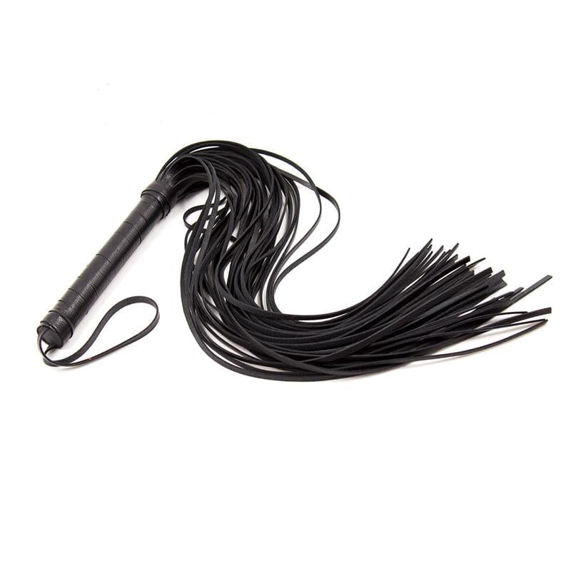 Schwarz Flogger 69 cm - Vegan BDSM