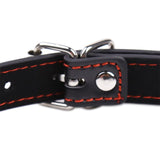 Schwarz Knochenförmiger Silikonknebel 12 cm BDSM