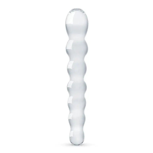 Groß Glasdildo mit Kugelform Dildo