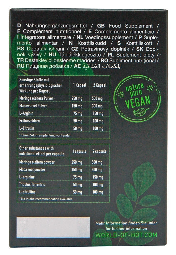 Pure Moringa + Maca Man Power Erotik