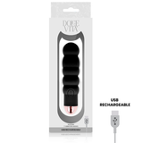 Wiederaufladbarer Silikon-Vibrator mit voluminösem Design – Dolce Vita Six