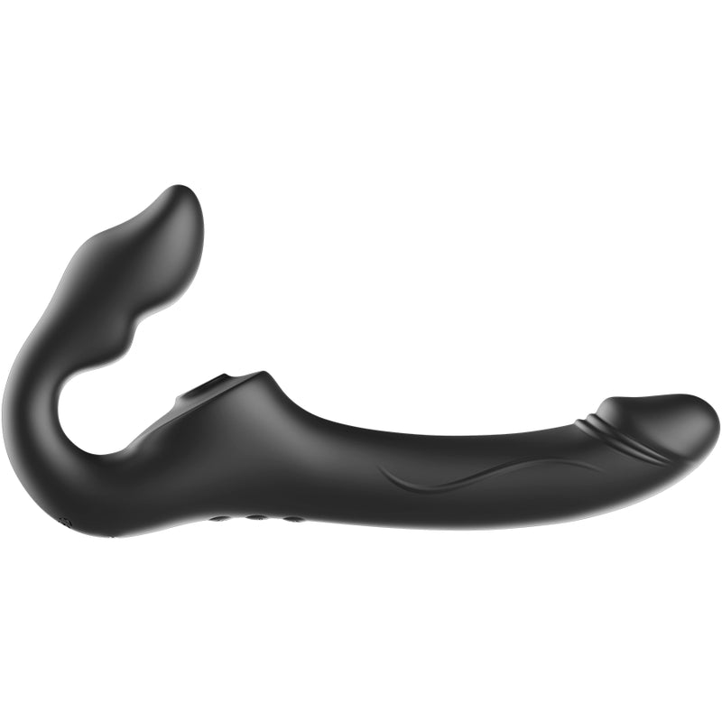 Riemenloser Strap-On-Vibrator Mit Fernbedienung