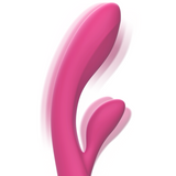 Luigi Rabbit Vibrator aus Liquid Silicone mit Doppelmotor-Power