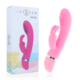 Flexibler Rabbit-Vibrator mit Finger-Oszillation & Doppelmotor – Intense Susy