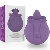 Violet Klitoris-Stimulator – Flexible Rosen-Spitze & 10 Modi