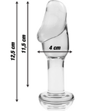 Modell 6 Glas-Plug (12,5 cm × Ø 4 cm)
