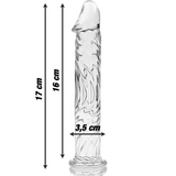 Modell 12 Glas-Dildo (17 cm × Ø 3,5 cm)