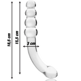 Modell 14 Glas-Dildo (18,5 cm × Ø 3 cm)