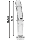 Modell 16 Glas-Dildo (18,5 cm × Ø 3 cm)