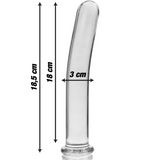 Modell 17 Glas-Dildo (18,5 cm × Ø 3 cm)