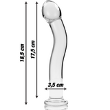 Modell 18 Glas-Dildo (18,5 cm × Ø 3,5 cm)