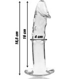 Modell 19 Glas-Dildo (18,5 cm × Ø 4 cm)