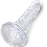 Transparenter Real Dildo mit Saugnapf