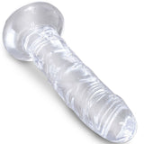 Transparenter Real Dildo mit Saugnapf
