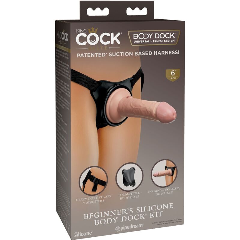 Elite Strap-On Set mit realistischem Dildo