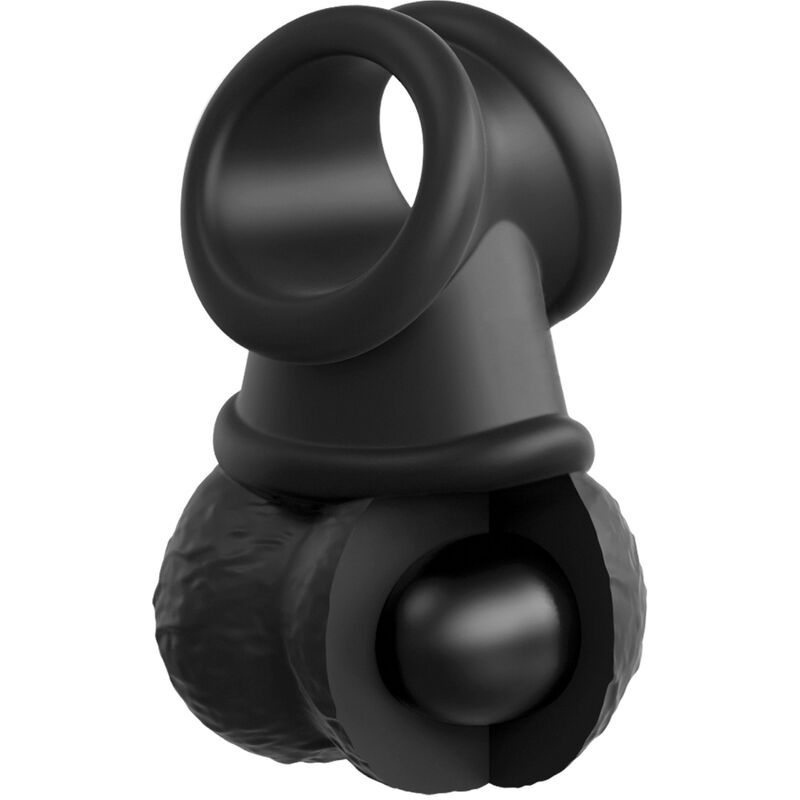 ELITE – Deluxe Harness-Set mit Dildo (20,3 cm) & Testikel-Ring