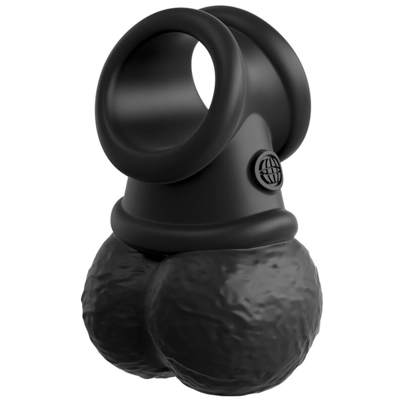 ELITE – Deluxe Harness-Set mit Dildo (20,3 cm) & Testikel-Ring