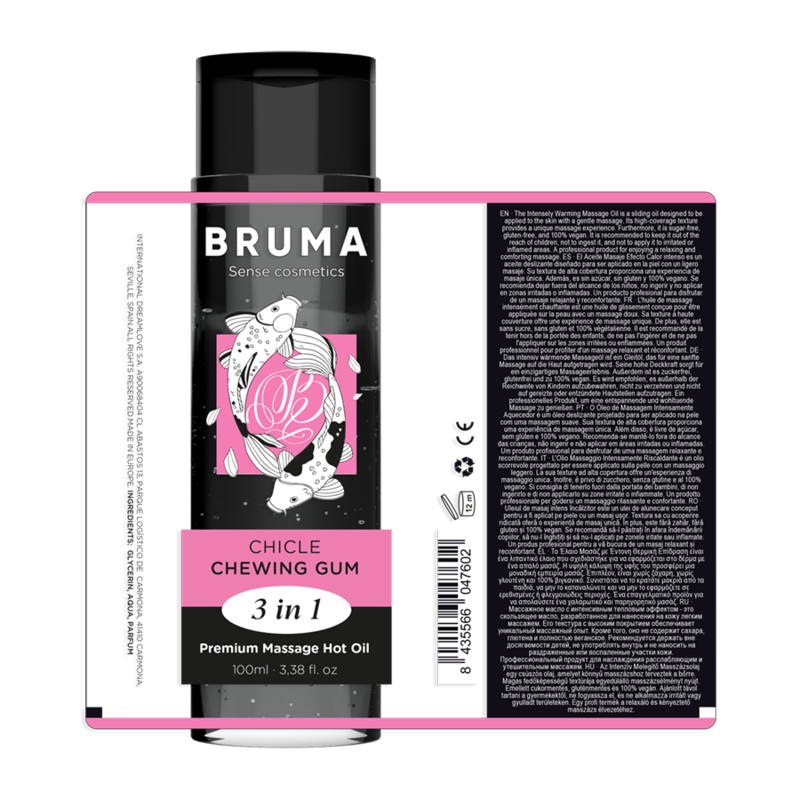 Massageöl Premium 3-in-1 – Kaugummi
