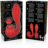 Rosen-Vibrator mit Pulsations- & Klopf-Funktion – MIA Selena