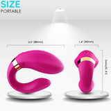 Ergonomischer Paarvibrator mit Doppelmotor & Fernbedienung – Armony Crescent