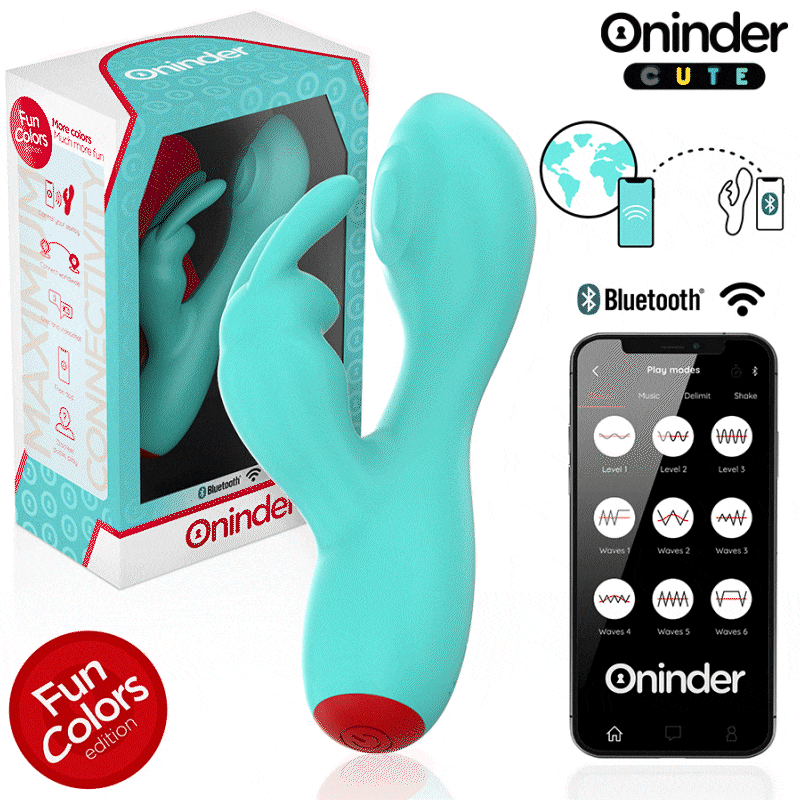 App-Vibrator mit Tapping-Funktion & Dual-Stimulation ONINDER Cute Ta Mr. Lover - Sensual Toys App-Vibrator mit Tapping-Funktion & Dual-Stimulation ONINDER Cute Ta Mr. Lover - Sensual Toys