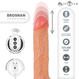 Brosnan Realistischer Vibrator – Auf-Ab-Stoßfunktion & Fernbedienung – 22 cm