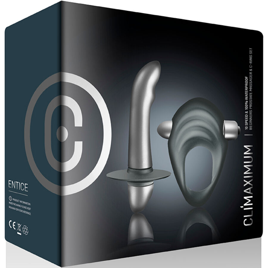 ENTICE KIT - Penisring + Prostata Vibrator für Anfänger