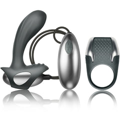 EXCITE KIT - Penisring + Prostata Massagegerät