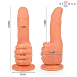 Bender G-Punkt-Dildo – Flexible Finger-Form mit Saugnapf – 11,3 cm