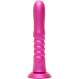 Elektrischer Stoß- und Vibrationsdildo mit Saugfuß – Jiggle Pink (Vaivén-Technologie)