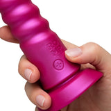 Elektrischer Stoß- und Vibrationsdildo mit Saugfuß – Jiggle Pink (Vaivén-Technologie)