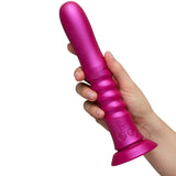Elektrischer Stoß- und Vibrationsdildo mit Saugfuß – Jiggle Pink (Vaivén-Technologie)