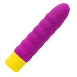 Gerippte Mini-Vibrationskugel aus Silikon – Beat Violett